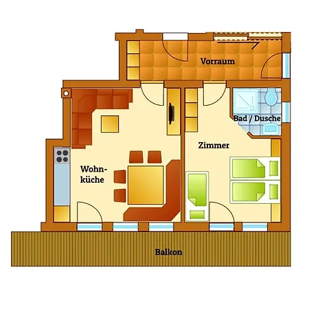 Apartmán Aparthaus Sonnenhof *